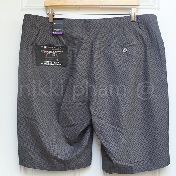 NWT Beach Men’s Dry-Luxe Performance Shorts in black - Picture 3 of 4